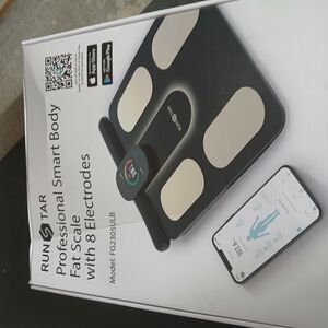 Black Professional Smart Body Fat Scale